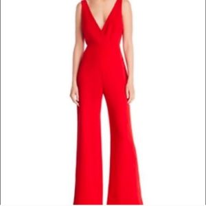 RED jumpsuit from Dillards